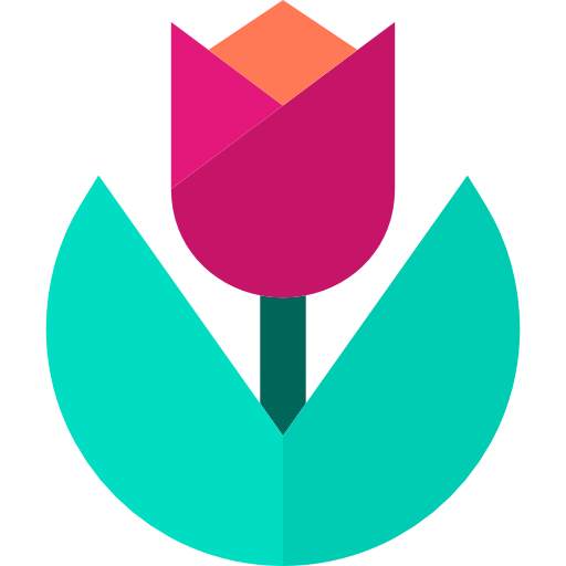 Tulip Basic Straight Flat icon
