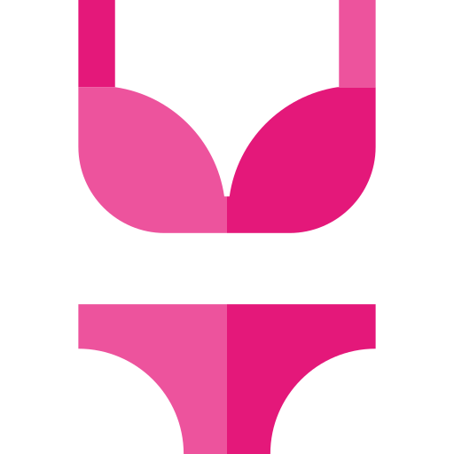 Bikini Basic Straight Flat icon