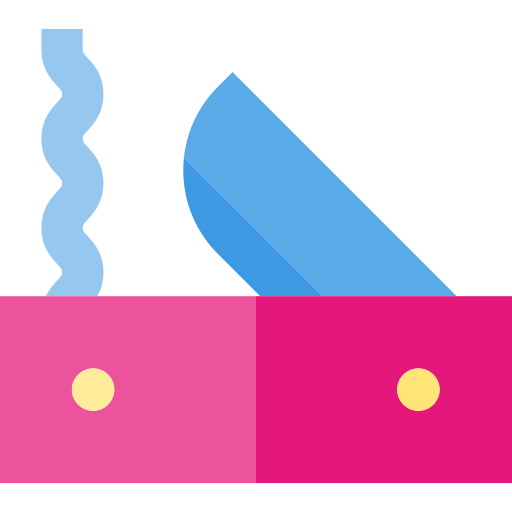 szwajcarski scyzoryk Basic Straight Flat ikona