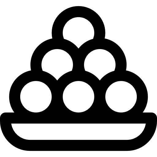laddu Curved Lineal ikona