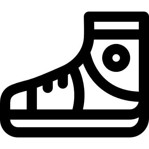 Sport shoe Curved Lineal icon