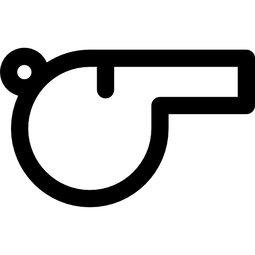 Whistle Curved Lineal icon