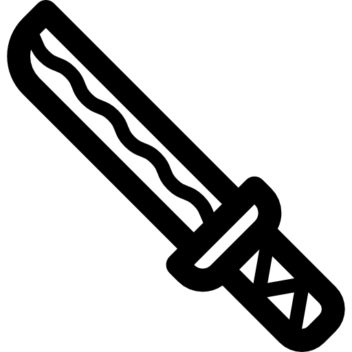 カタナ Curved Lineal icon