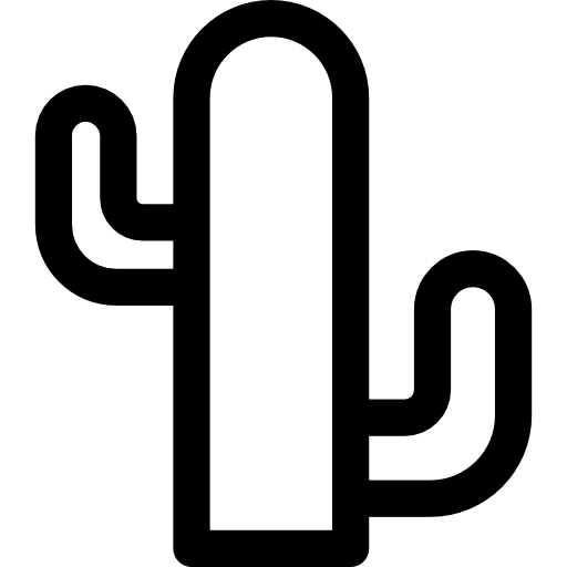 cactus Basic Rounded Lineal icona