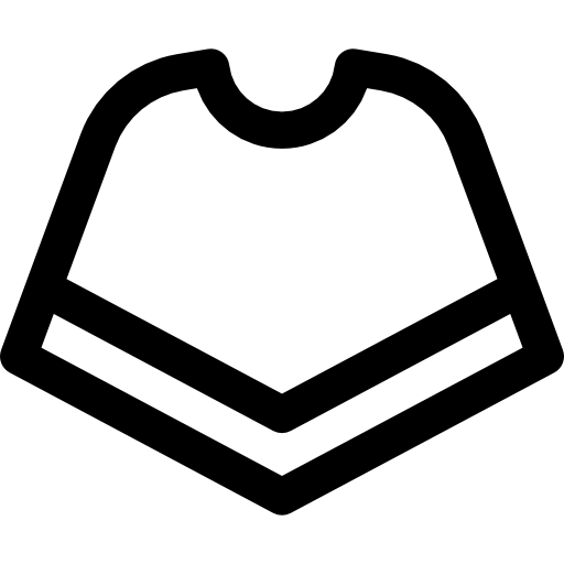 판초 Basic Rounded Lineal icon