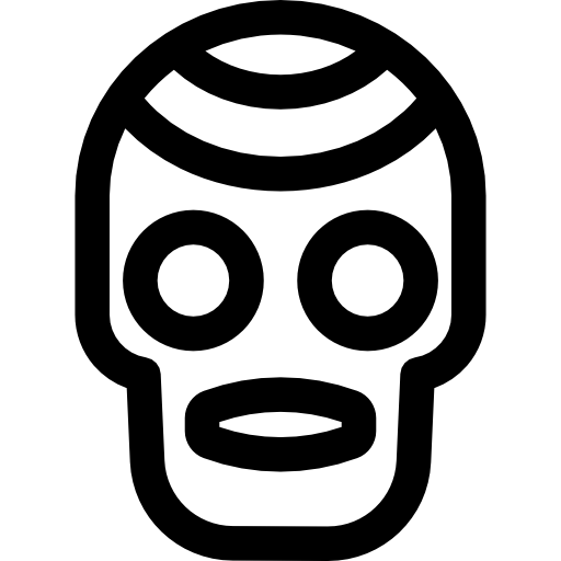 teschio messicano Basic Rounded Lineal icona