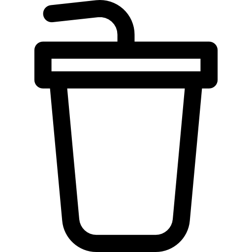 청량 음료 Curved Lineal icon