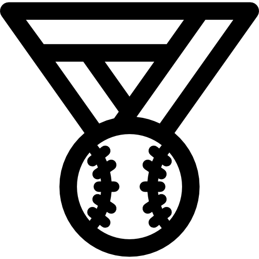 メダル Curved Lineal icon