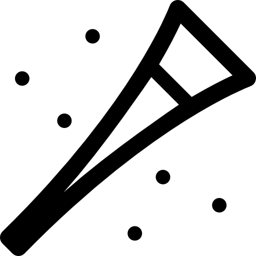 vuvuzela Curved Lineal icon