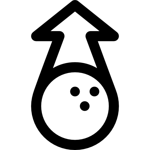 ボウリング Curved Lineal icon