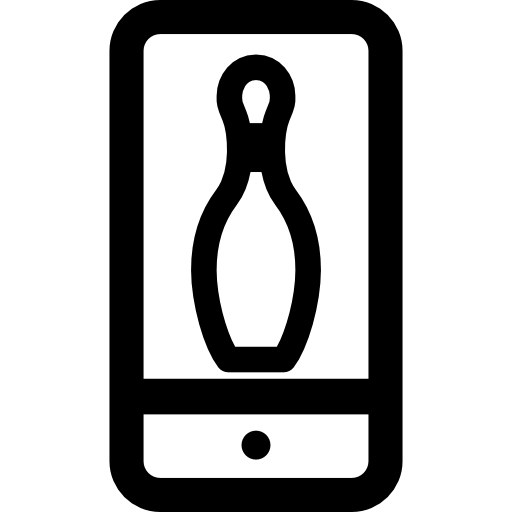 スマートフォン Curved Lineal icon