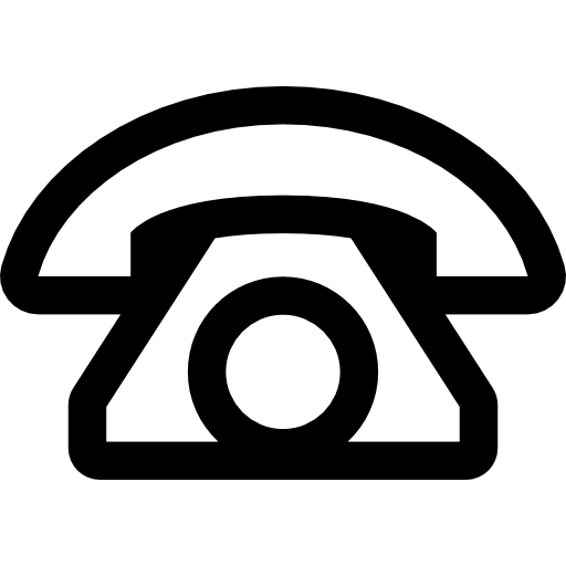 telefon Basic Rounded Lineal ikona
