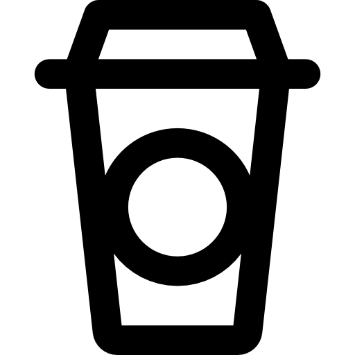 커피 Basic Rounded Lineal icon