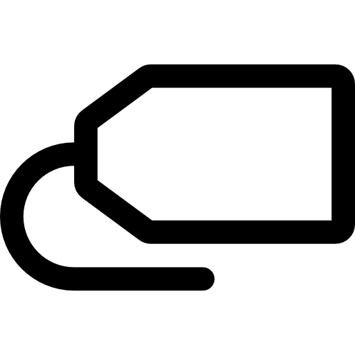 etykietka Basic Rounded Lineal ikona