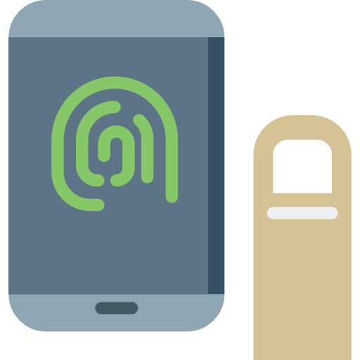 Fingerprint scan Special Flat icon