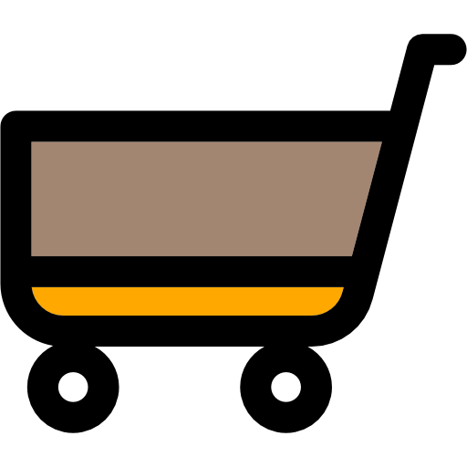ショッピングカート Curved Lineal color icon