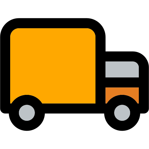 Delivery Curved Lineal color icon