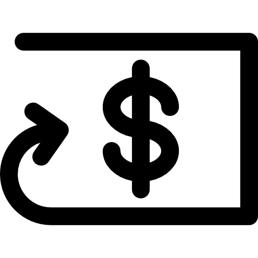 Refund Curved Lineal color icon