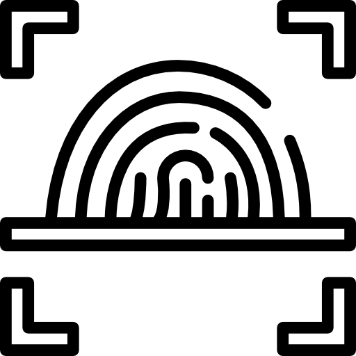 지문 스캔 Special Lineal icon