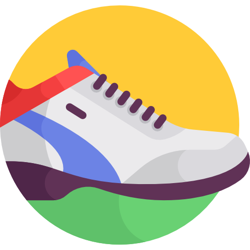 zapato Detailed Flat Circular Flat icono