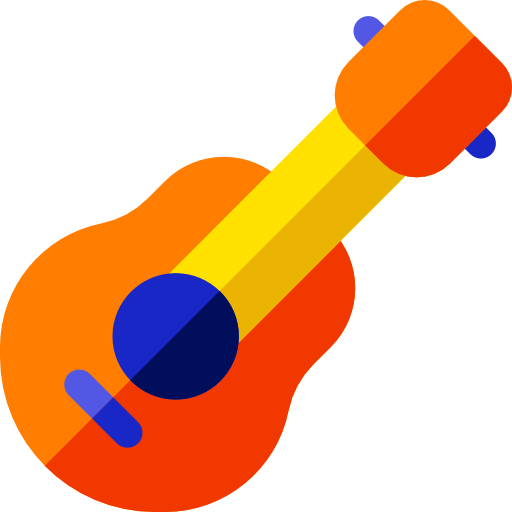 ギター Basic Rounded Flat icon
