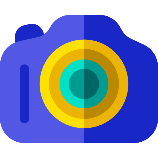 camera Basic Rounded Flat icoon