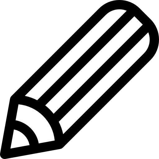 연필 Basic Rounded Lineal icon