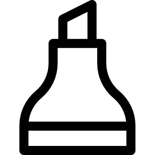 surligneur Basic Rounded Lineal Icône