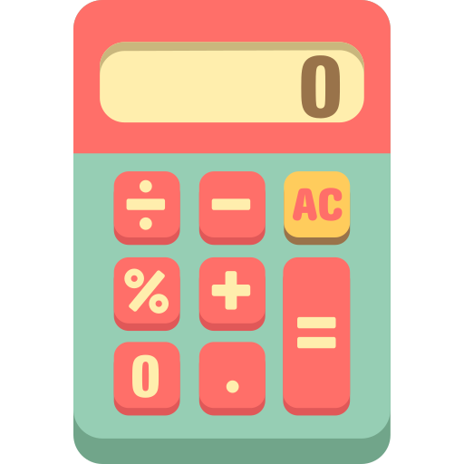 Calculator Flaticons.com Lineal Color icon