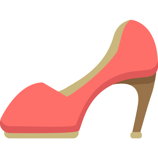 여성용 신발 Flaticons.com Lineal Color icon