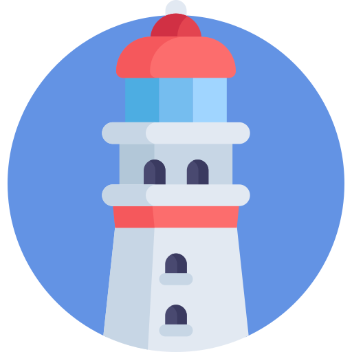 leuchtturm Detailed Flat Circular Flat icon
