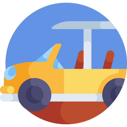 Car Detailed Flat Circular Flat icon