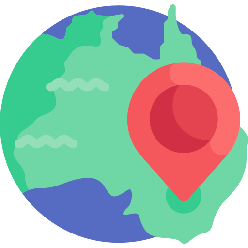 austrália Detailed Flat Circular Flat Ícone