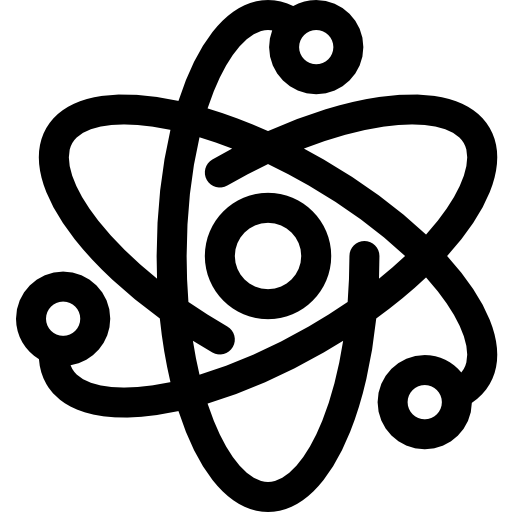 atom Basic Rounded Lineal ikona