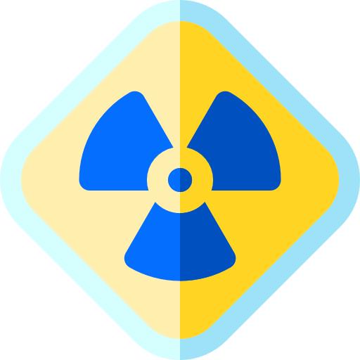 radiazione Basic Rounded Flat icona