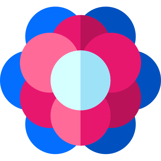Átomo Basic Rounded Flat icono