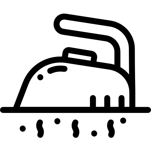 Żelazo Detailed Rounded Lineal ikona