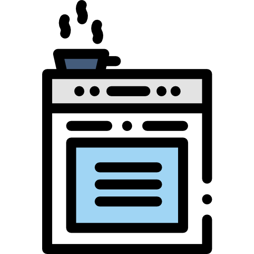 oven Detailed Rounded Lineal color icoon