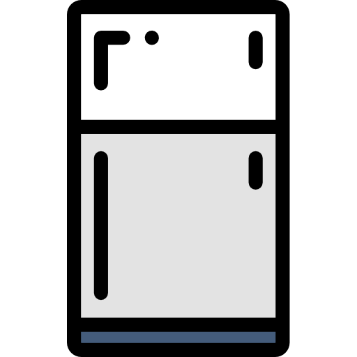 réfrigérateur Detailed Rounded Lineal color Icône