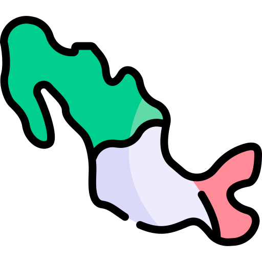 meksyk Kawaii Lineal color ikona