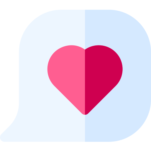 Love message Basic Rounded Flat icon