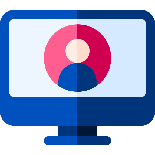 compte Basic Rounded Flat Icône