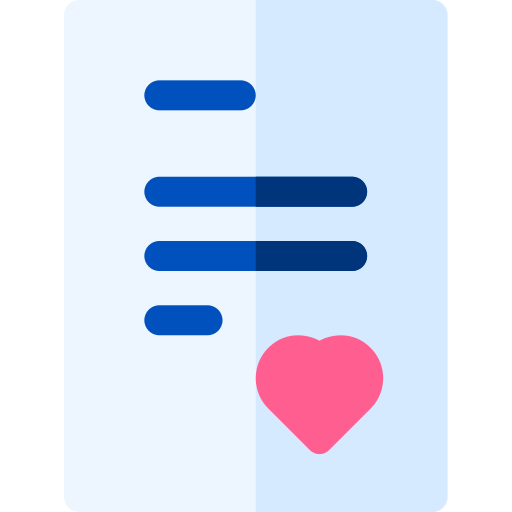 Love letter Basic Rounded Flat icon