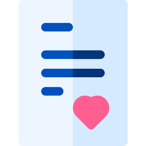 연애 편지 Basic Rounded Flat icon