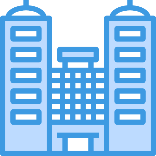 Buildings itim2101 Blue icon