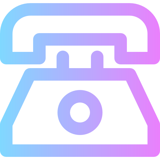 電話 Super Basic Rounded Gradient icon