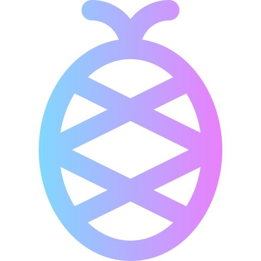 ananas Super Basic Rounded Gradient icoon
