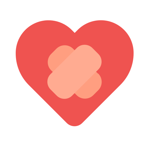 Раненое сердце Generic color fill иконка