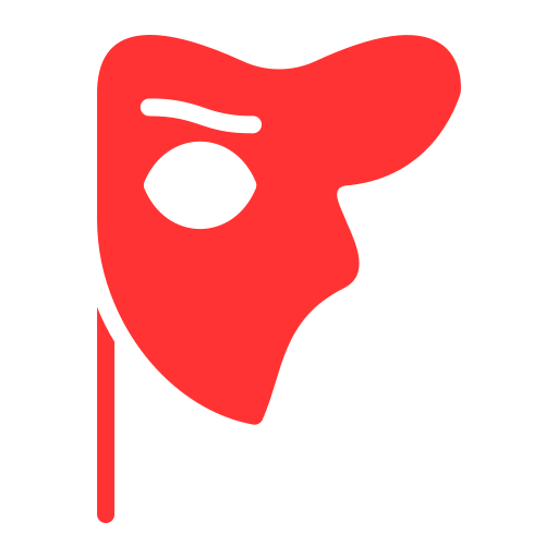maska karnawałowa Generic color fill ikona