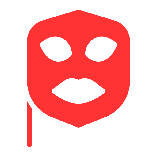 Карнавальная маска Generic color fill иконка
